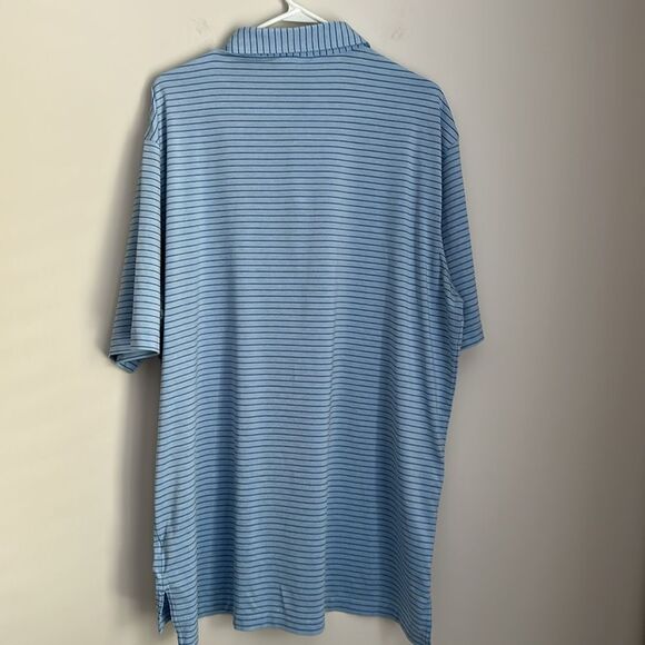Peter Millar Summer Comfort Performance Polo Shirts Striped Set of 2 XL Flawed - Picture 3 of 11